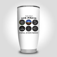 Thumbnail for The Only Six Pack I Will Ever Need Designed Tumbler Travel Mugs