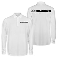 Thumbnail for Bombardier & Text Designed Long Sleeve Polo T-Shirts (Double-Side)