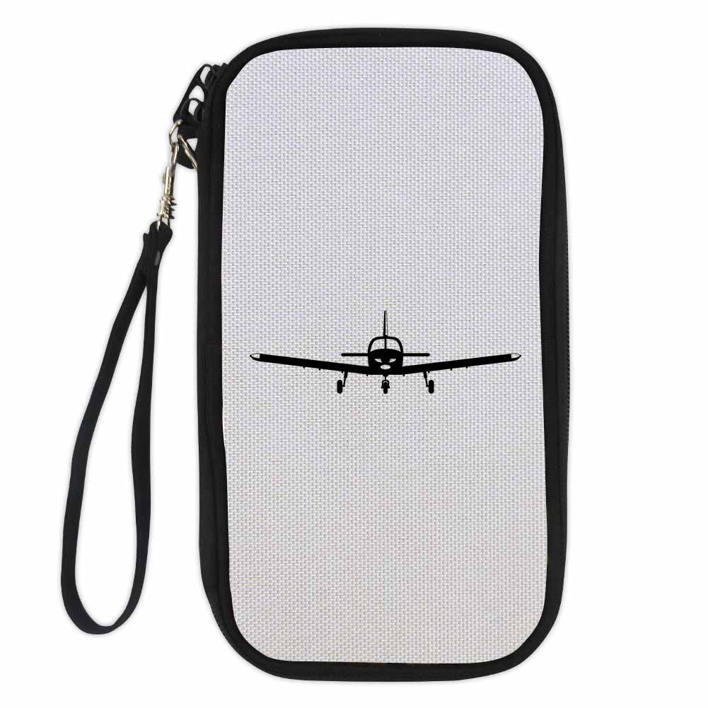 Piper PA28 Silhouette Plane Designed Travel Cases & Wallets