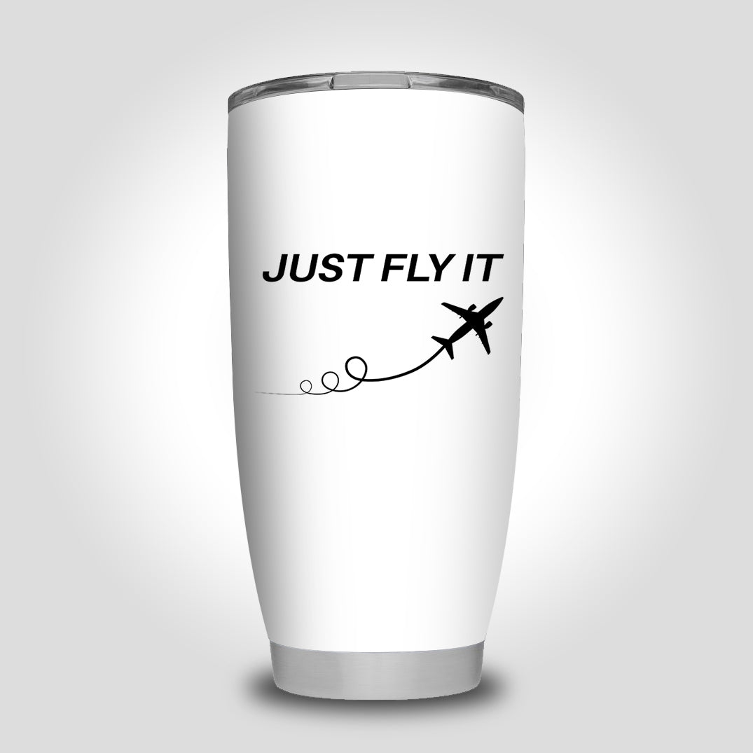 Just Fly It Designed Tumbler Travel Mugs