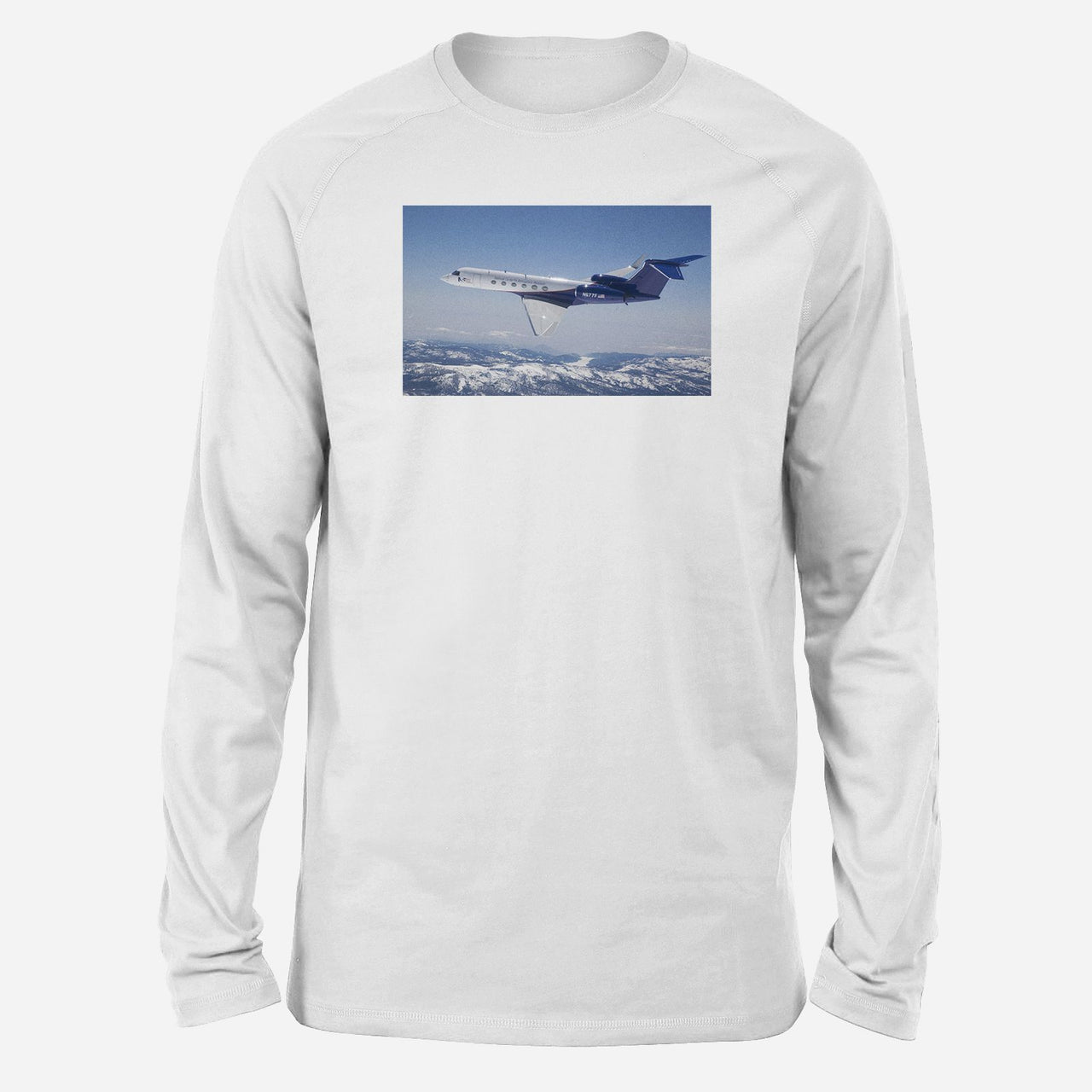 Cruising Gulfstream Jet Designed Long-Sleeve T-Shirts