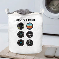 Thumbnail for Pilot's 6 Pack Designed Laundry Baskets