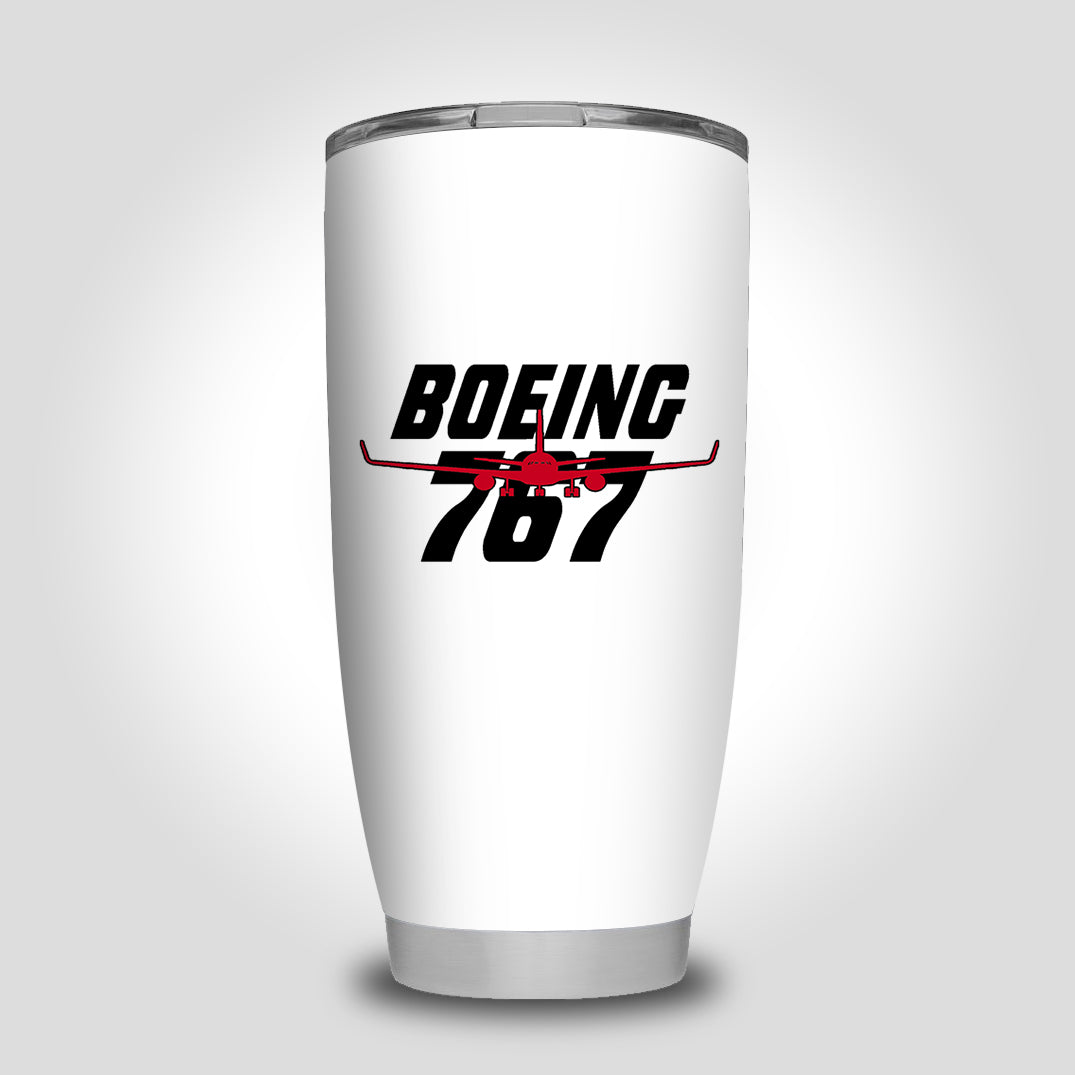 Amazing Boeing 767 Designed Tumbler Travel Mugs