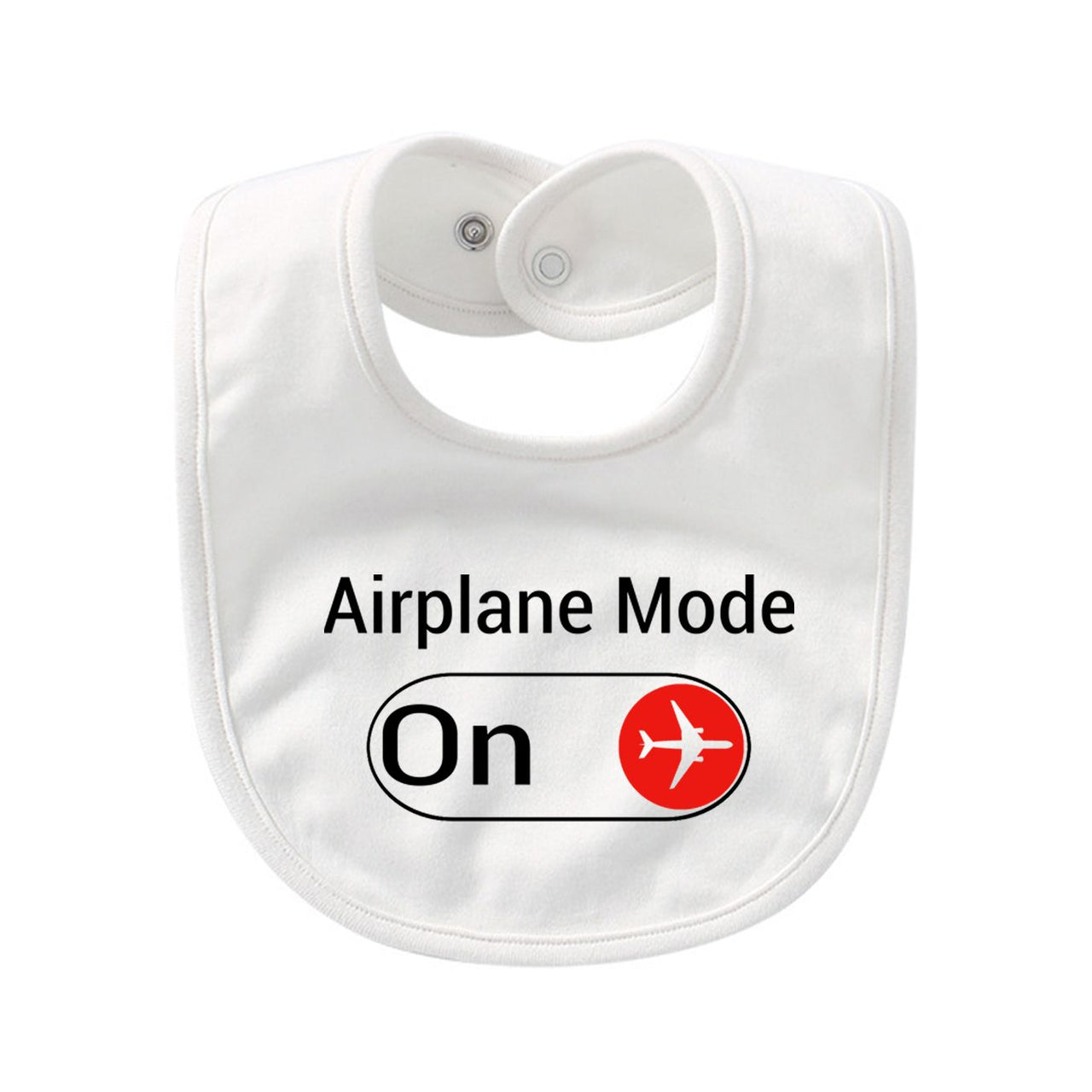 Airplane Mode On Designed Baby Saliva & Feeding Towels