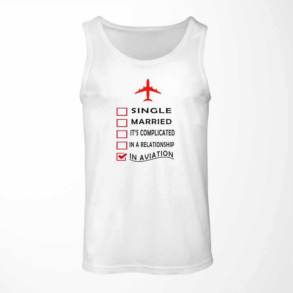 In Aviation Designed Tank Tops