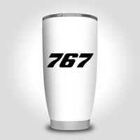 Thumbnail for 767 Flat Text Designed Tumbler Travel Mugs