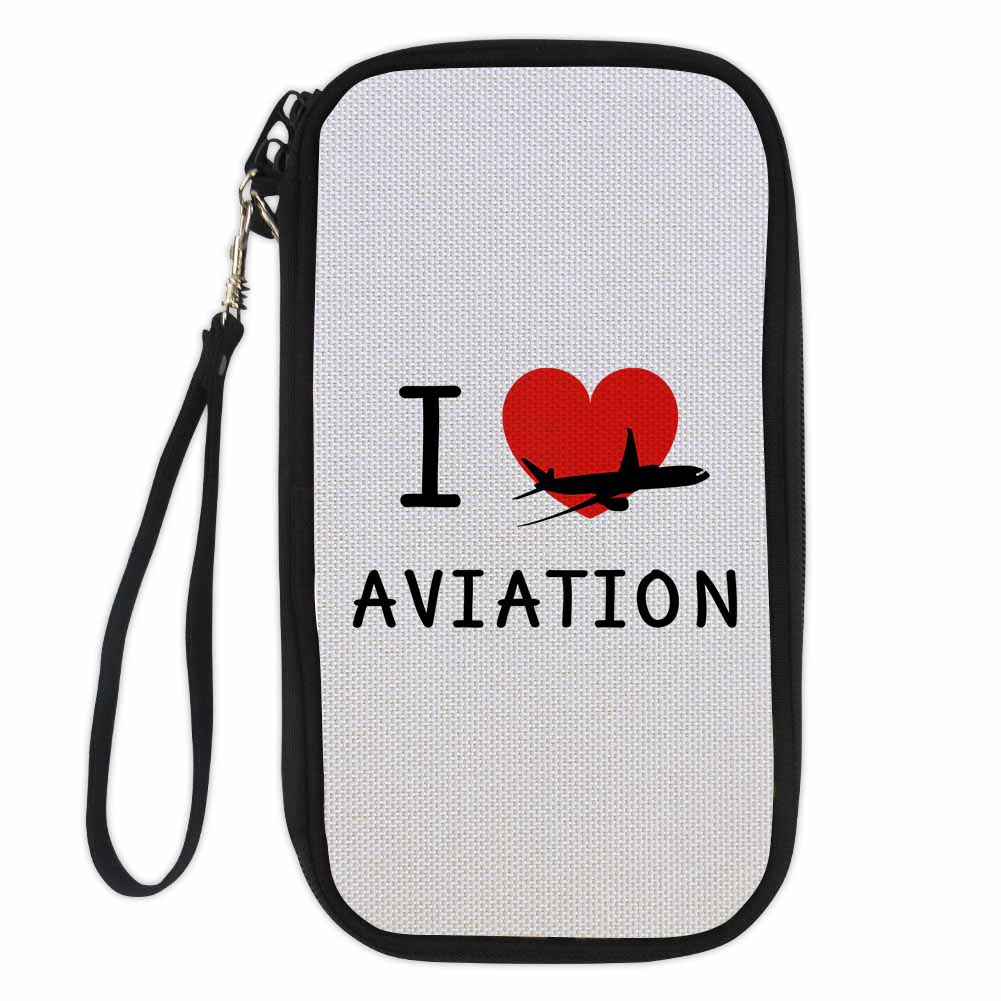 I Love Aviation Designed Travel Cases & Wallets