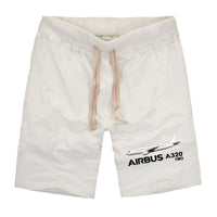 Thumbnail for The Airbus A320Neo Designed Cotton Shorts