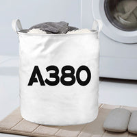 Thumbnail for A380 Flat Text Designed Laundry Baskets
