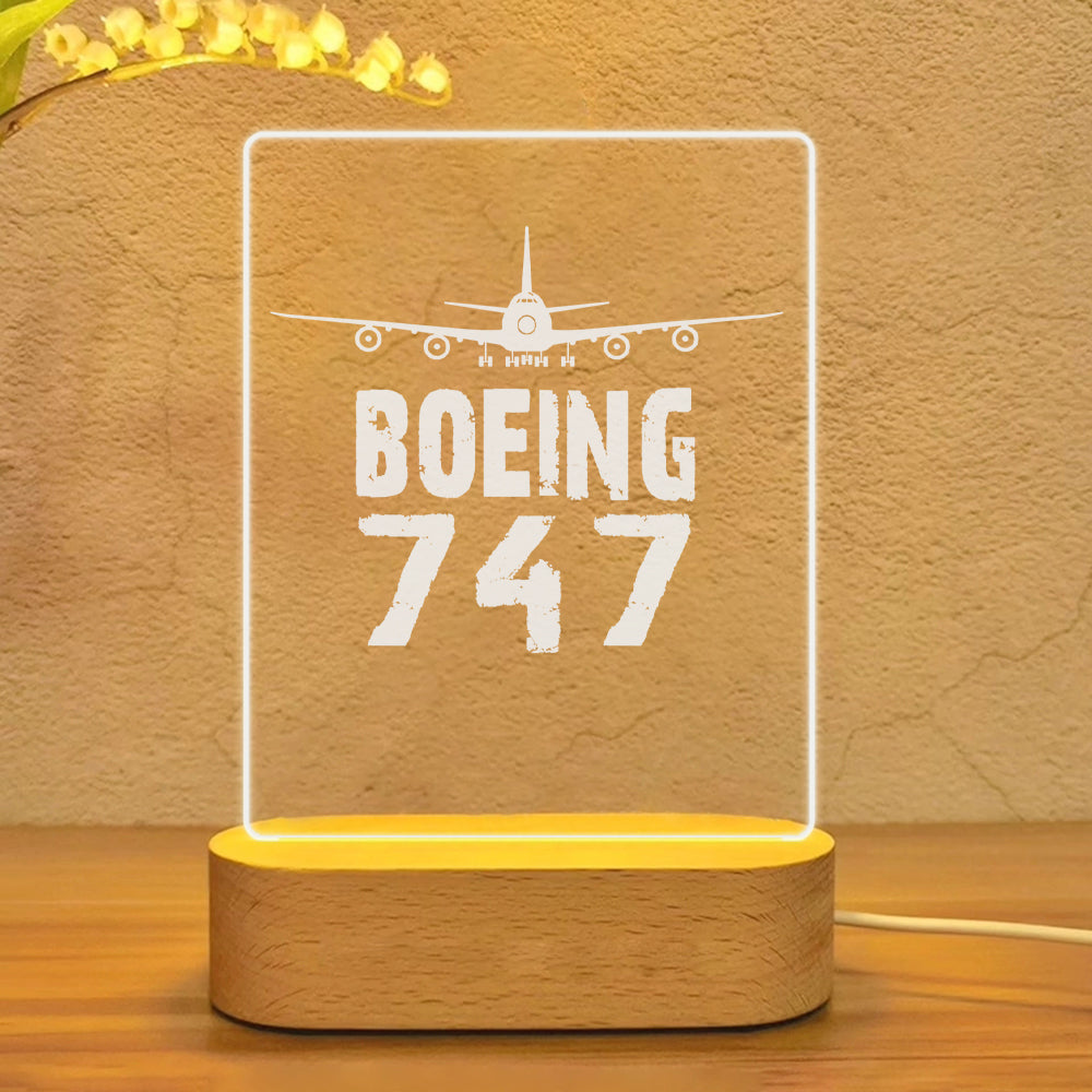 Boeing 747 & Plane Designed Night Lamp