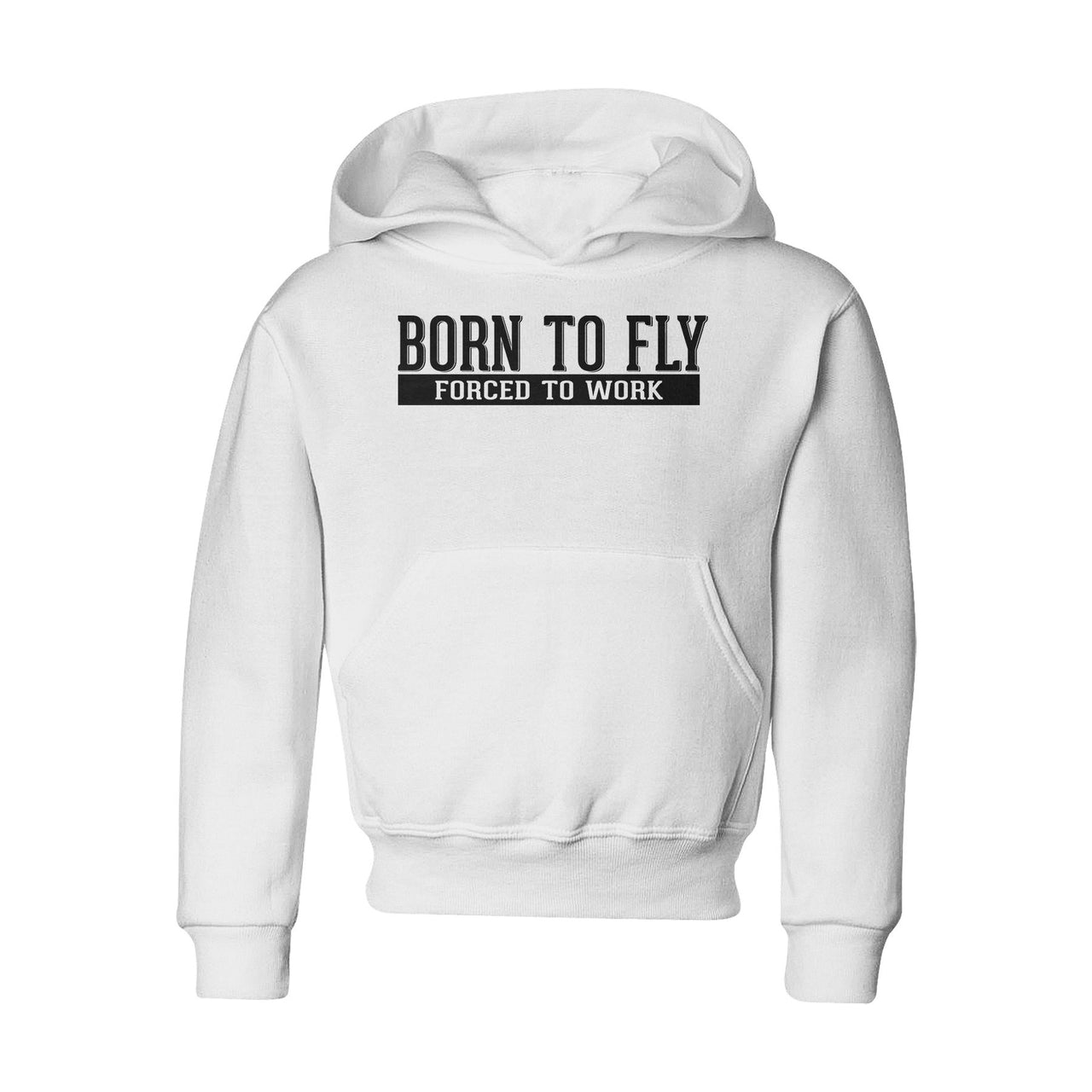Born To Fly Forced To Work Designed "CHILDREN" Hoodies