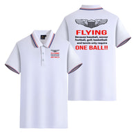 Thumbnail for Flying One Ball Designed Stylish Polo T-Shirts (Double-Side)