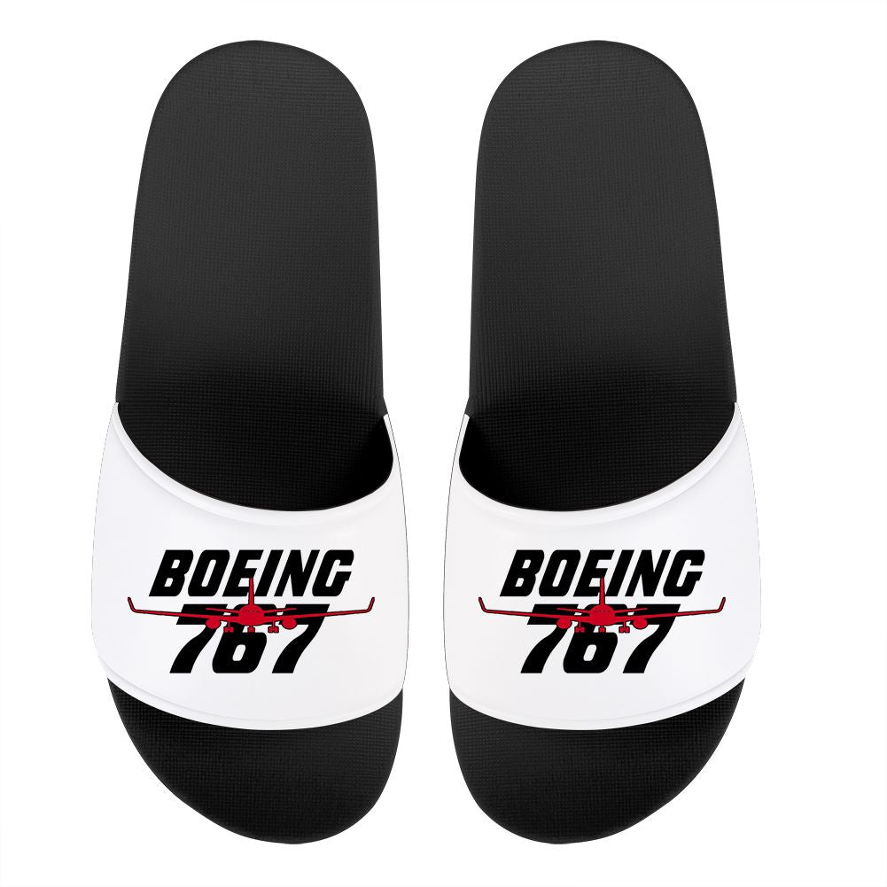 Amazing Boeing 767 Designed Sport Slippers