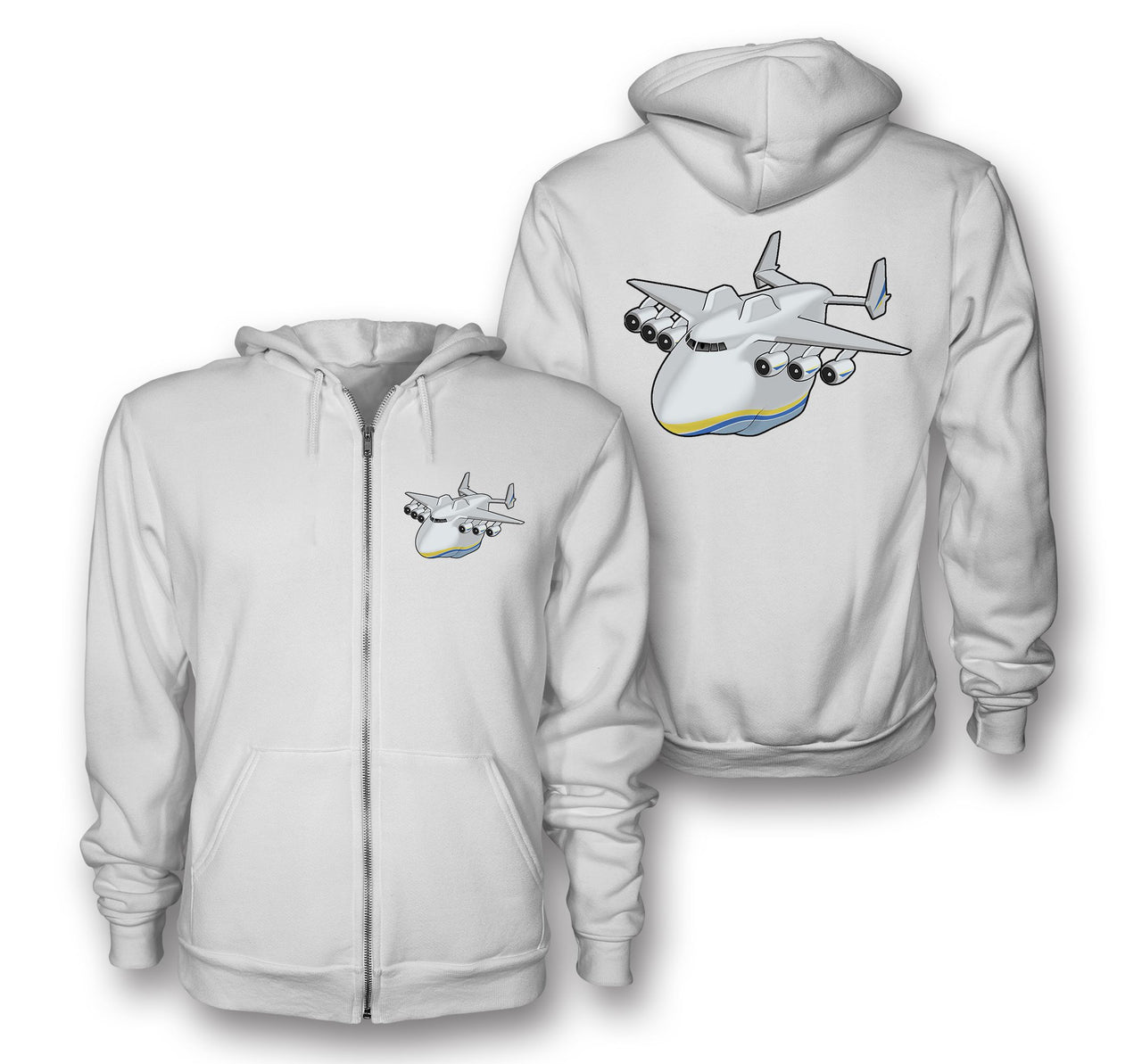 Antonov 225 (2) Designed Zipped Hoodies