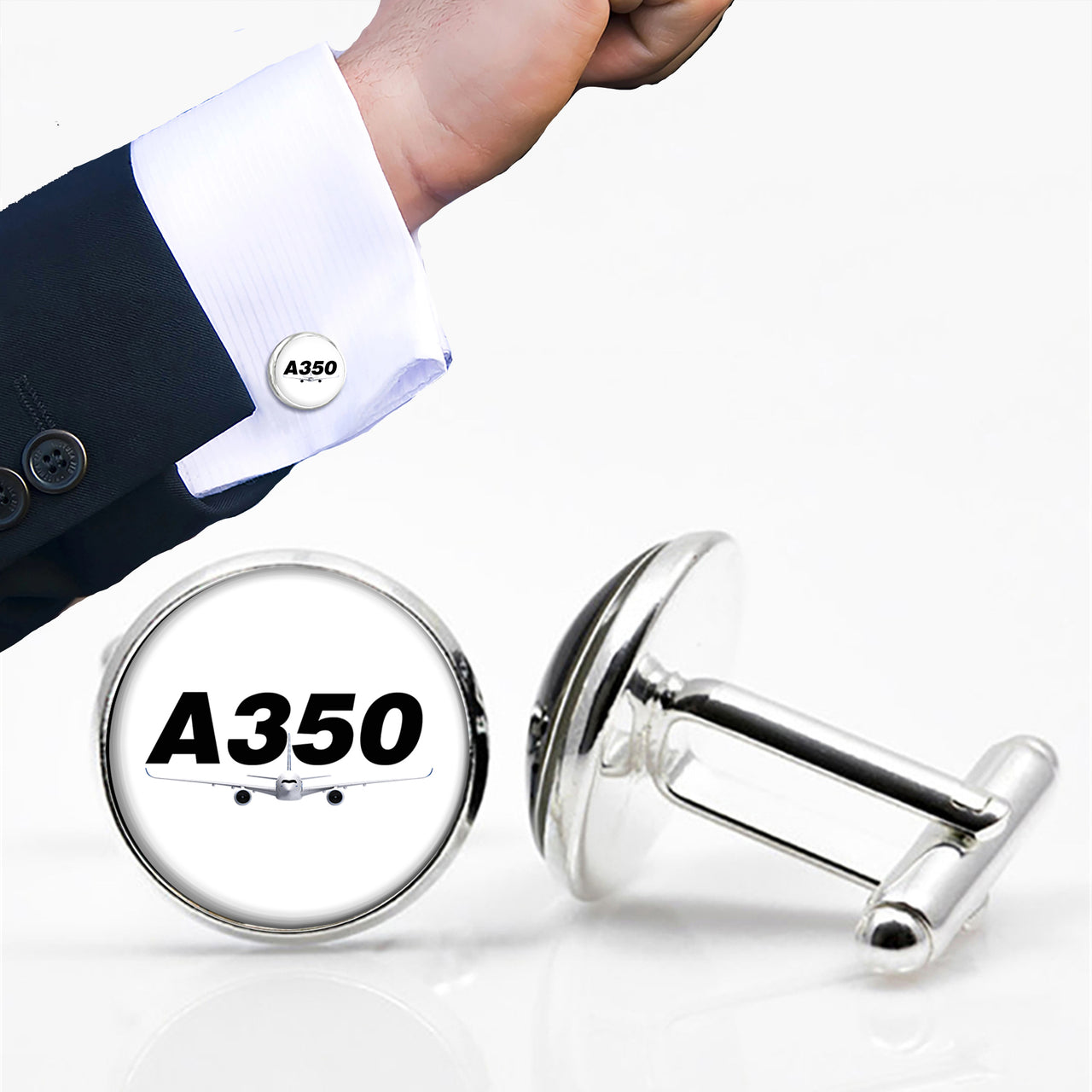 Super Airbus A350 Designed Cuff Links