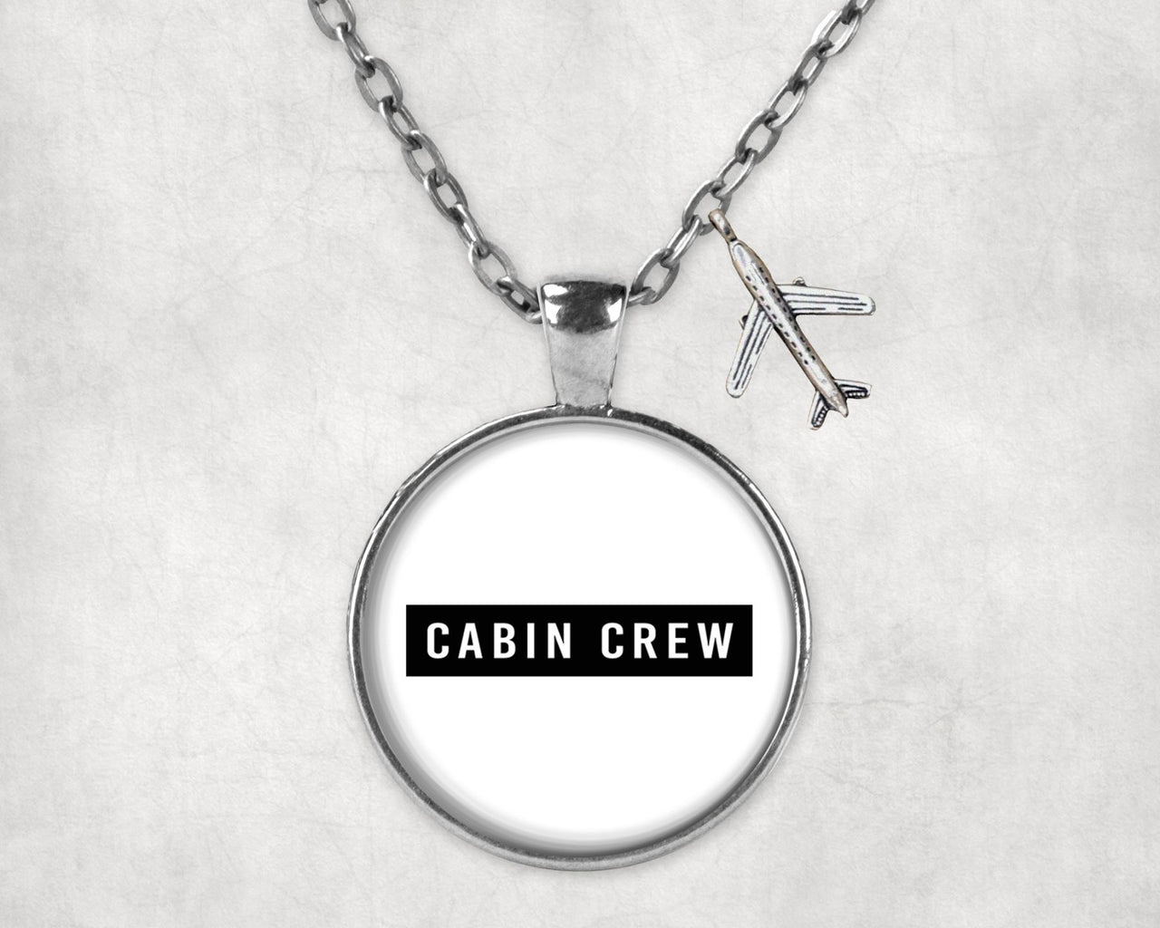 Cabin Crew Text Designed Necklaces