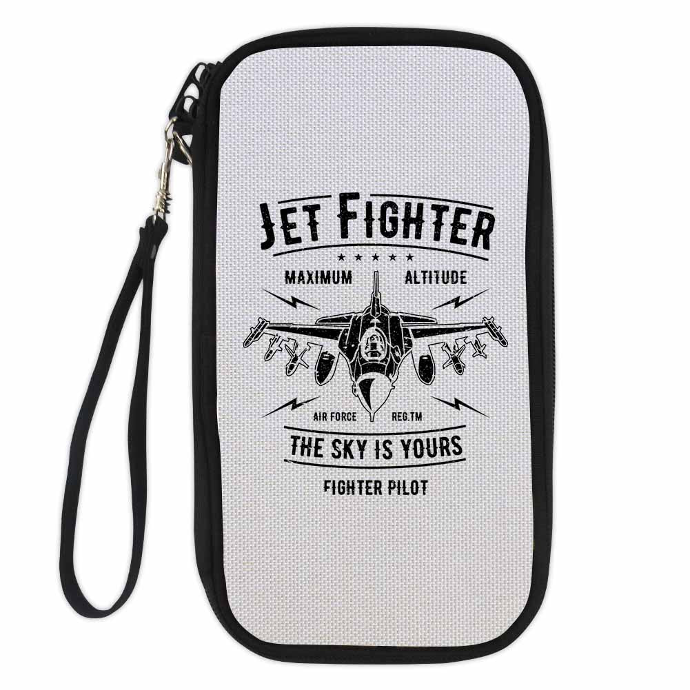 Jet Fighter - The Sky is Yours Designed Travel Cases & Wallets