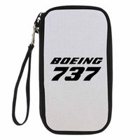 Thumbnail for Boeing 737 & Text Designed Travel Cases & Wallets