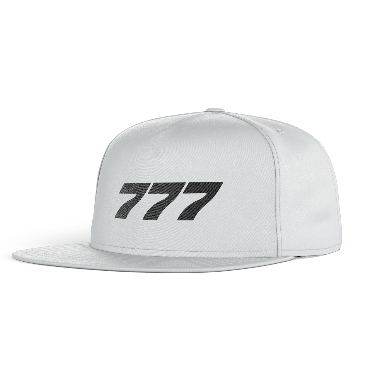 777 Flat Text Designed Snapback Caps & Hats
