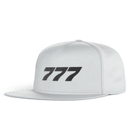 Thumbnail for 777 Flat Text Designed Snapback Caps & Hats