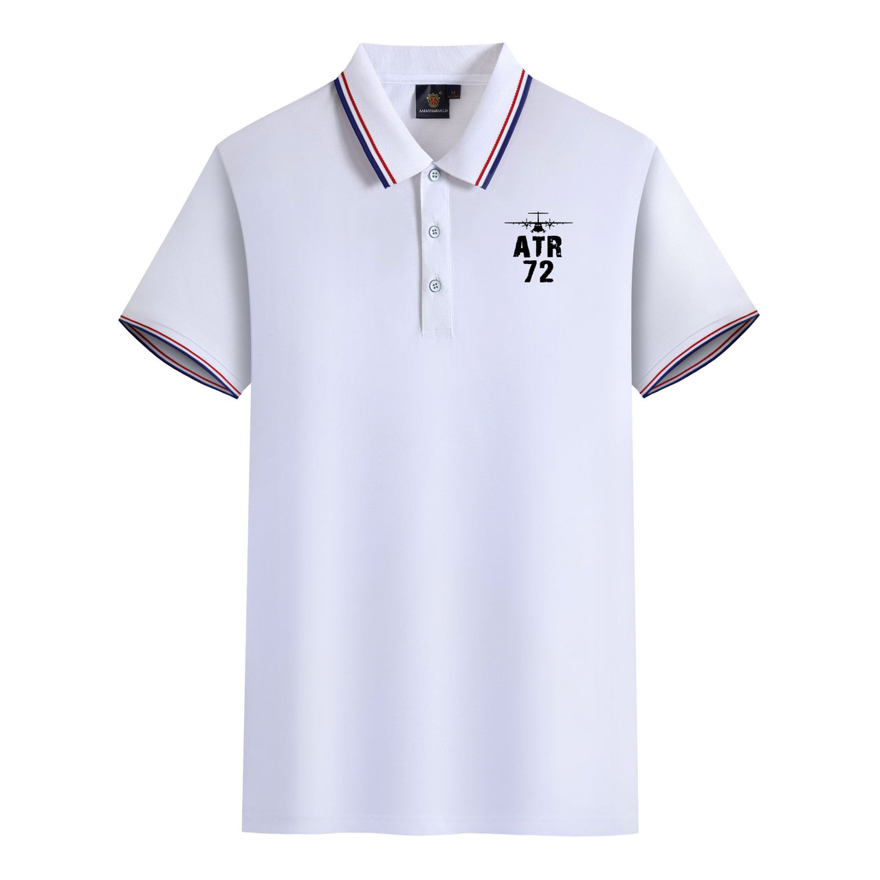 ATR-72 & Plane Designed Stylish Polo T-Shirts