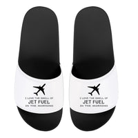 Thumbnail for I Love The Smell Of Jet Fuel In The Morning Designed Sport Slippers