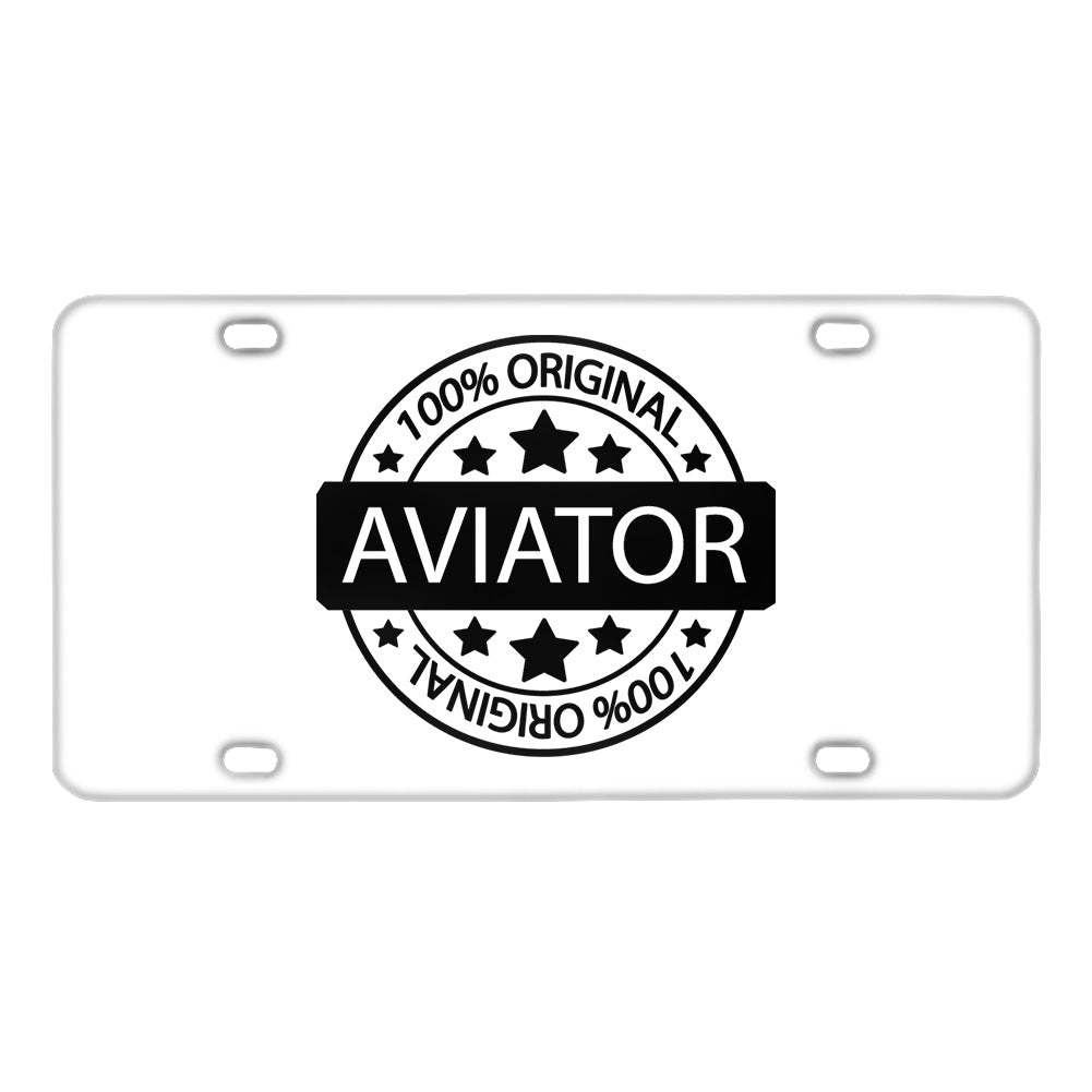 100 Original Aviator Designed Metal (License) Plates