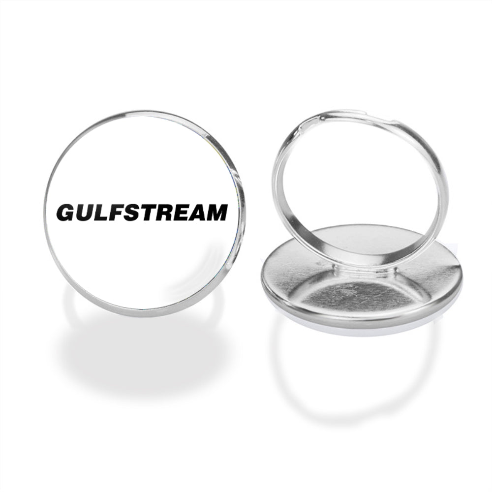 Gulfstream & Text Designed Rings
