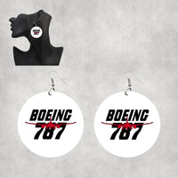 Thumbnail for Amazing Boeing 787 Designed Wooden Drop Earrings