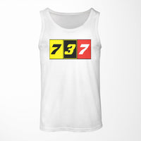 Thumbnail for Flat Colourful 737 Designed Tank Tops