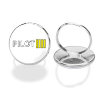 Thumbnail for Pilot & Stripes (4 Lines) Designed Rings