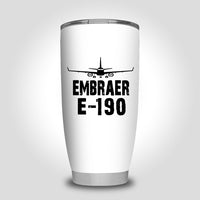 Thumbnail for Embraer E-190 & Plane Designed Tumbler Travel Mugs