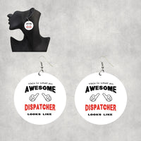 Thumbnail for Dispatcher Designed Wooden Drop Earrings