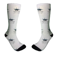Thumbnail for The McDonnell Douglas F15 Designed Socks