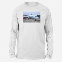 Thumbnail for American Airlines A321 Designed Long-Sleeve T-Shirts