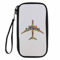 Thumbnail for Colourful Airplane Designed Travel Cases & Wallets