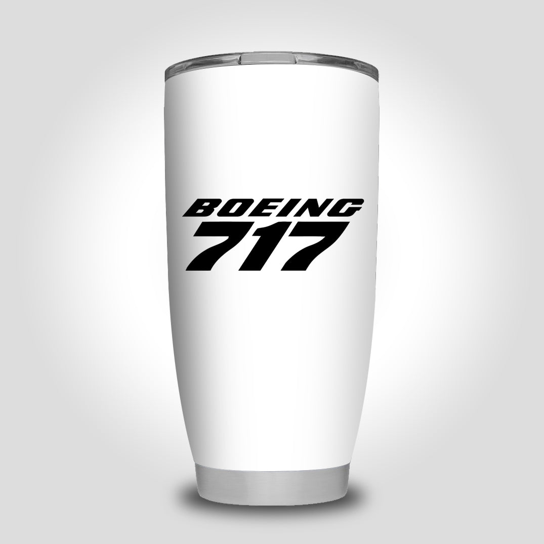 Boeing 717 & Text Designed Tumbler Travel Mugs