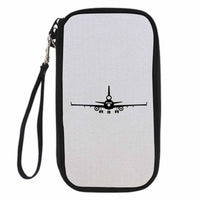 Thumbnail for McDonnell Douglas MD-11 Silhouette Plane Designed Travel Cases & Wallets