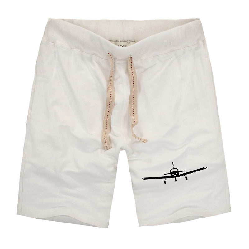 Piper PA28 Silhouette Plane Designed Cotton Shorts