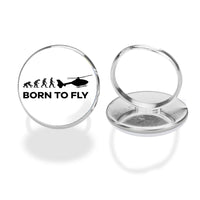 Thumbnail for Born To Fly Helicopter Designed Rings
