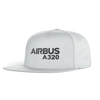 Thumbnail for Airbus A320 & Text Designed Snapback Caps & Hats
