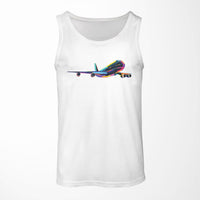 Thumbnail for Multicolor Airplane Designed Tank Tops