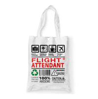Thumbnail for Flight Attendant Label Designed Tote Bags