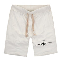 Thumbnail for Ilyushin IL-76 Silhouette Designed Cotton Shorts