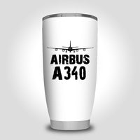Thumbnail for Airbus A340 & Plane Designed Tumbler Travel Mugs