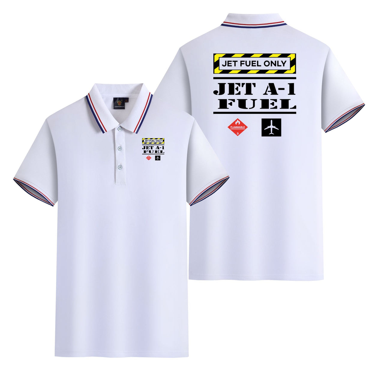 Jet Fuel Only Designed Stylish Polo T-Shirts (Double-Side)