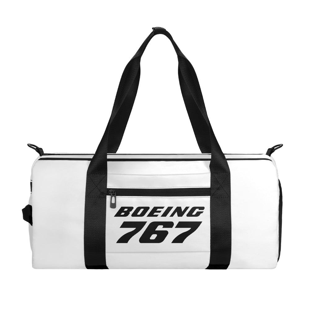 Boeing 767 & Text Designed Sports Bag