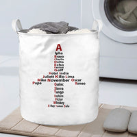 Thumbnail for Airplane Shape Aviation Alphabet Designed Laundry Baskets