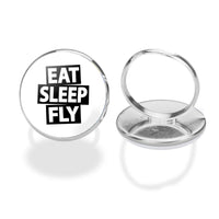 Thumbnail for Eat Sleep Fly Designed Rings