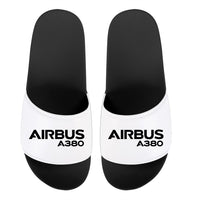Thumbnail for Airbus A380 & Text Designed Sport Slippers